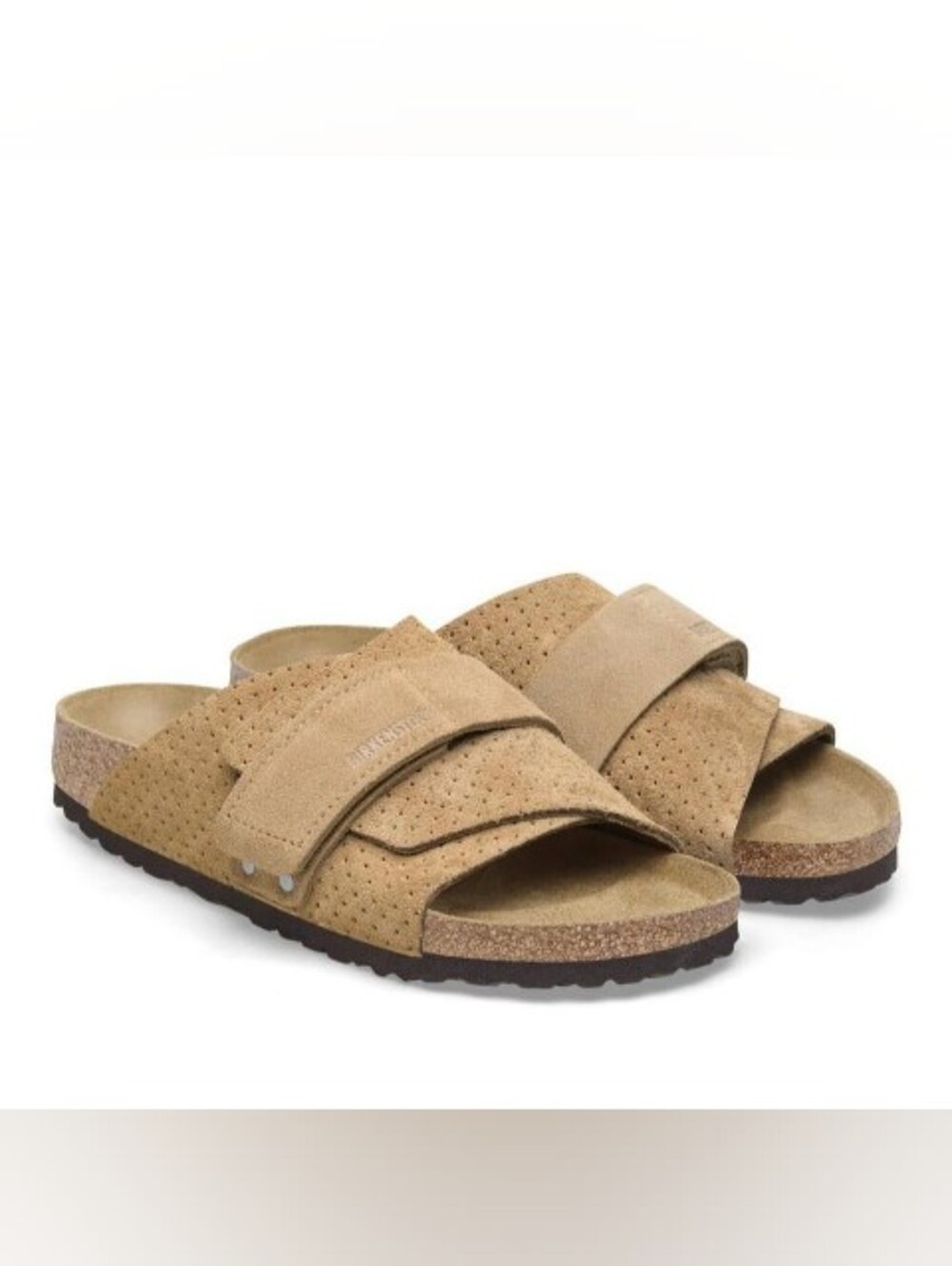 New Birkenstock Men's Sandals Strap  Velcro- Tan/Brown - Sz12